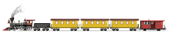 Old Steam Engine Train